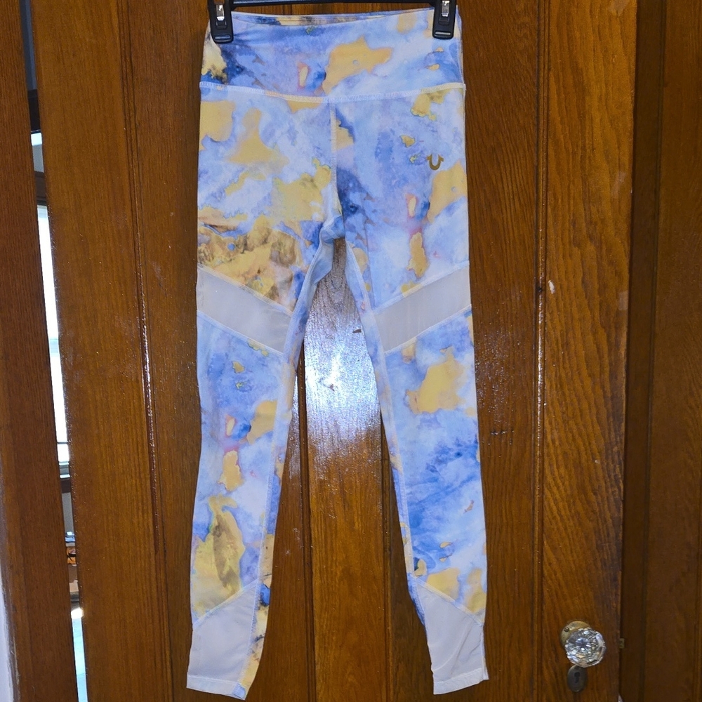 True Religion Womans Colorful Patterned Leggings